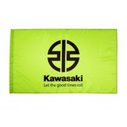 Drapeau Kawasaki vert